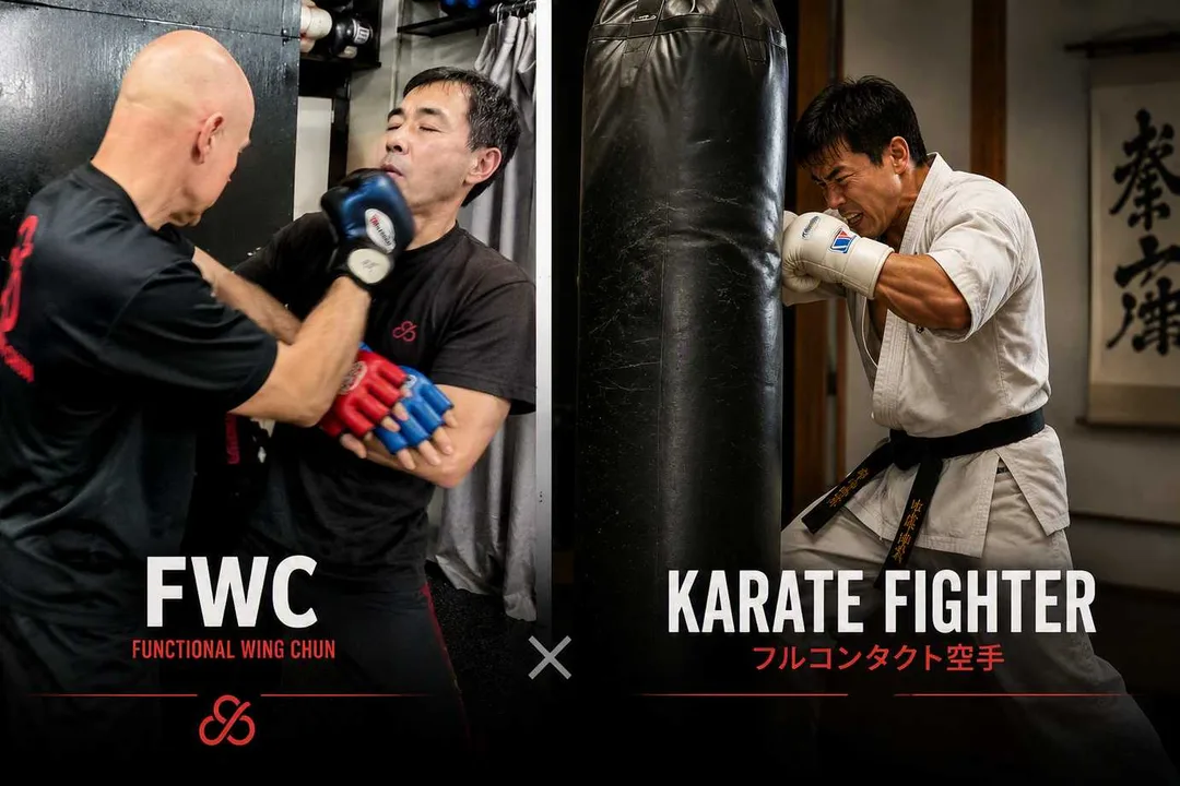 FWC wing chun is more about efficiency, full contact karate are much more physically demanding